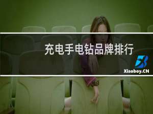 充电手电钻品牌排行