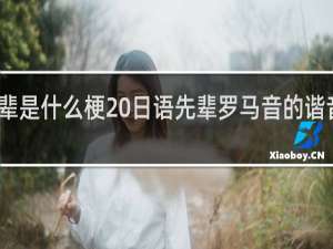 先辈是什么梗 日语先辈罗马音的谐音什么梗