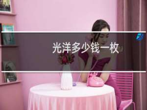 光洋多少钱一枚