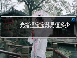 光绪通宝宝苏局值多少