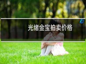 光绪金宝拍卖价格