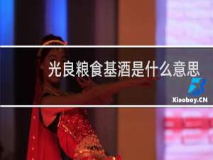 光良粮食基酒是什么意思