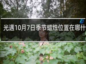 光遇10月7日季节蜡烛位置在哪什么梗