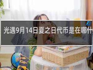 光遇9月14日夏之日代币是在哪什么梗