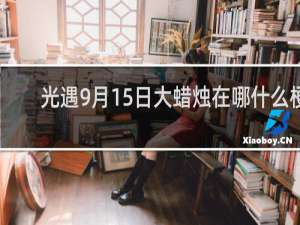光遇9月15日大蜡烛在哪什么梗