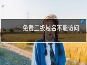 免费二级域名不能访问-云服务器问题