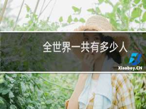 全世界一共有多少人