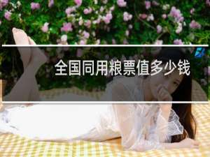全国同用粮票值多少钱