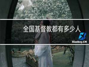 全国基督教都有多少人