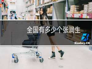 全国有多少个张润生