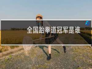 全国跆拳道冠军是谁