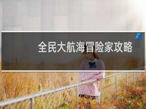 全民大航海冒险家攻略