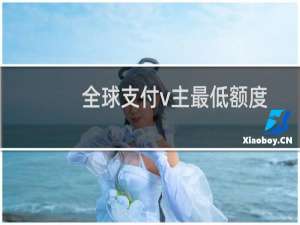 全球支付v主最低额度