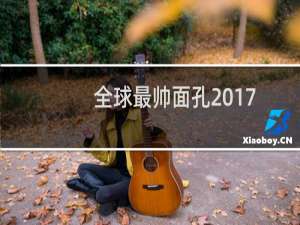 全球最帅面孔2017