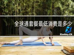 全球通套餐最低消费是多少