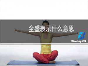 全盛表示什么意思