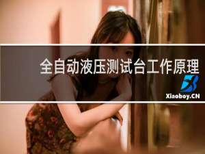 全自动液压测试台工作原理
