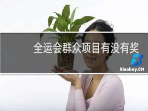 全运会群众项目有没有奖金