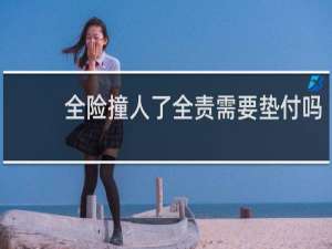 全险撞人了全责需要垫付吗