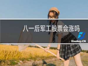 八一后军工股票会涨吗