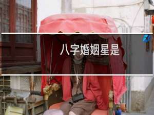 八字婚姻星是