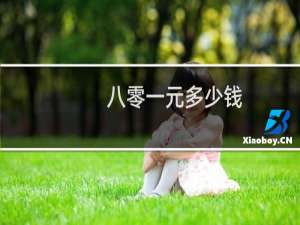 八零一元多少钱