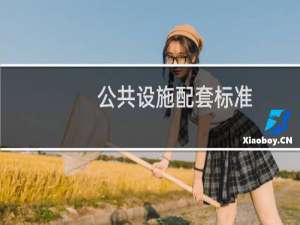 公共设施配套标准