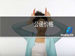 公函价格