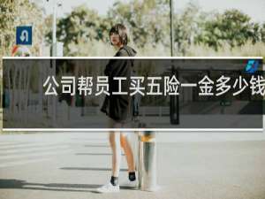 公司帮员工买五险一金多少钱