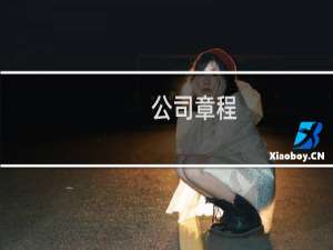 公司章程(完整版)