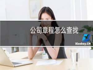 公司章程怎么查找