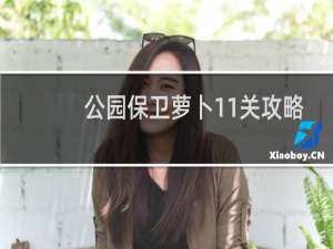 公园保卫萝卜11关攻略