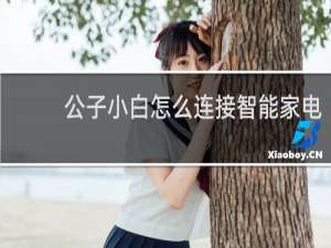 公子小白怎么连接智能家电