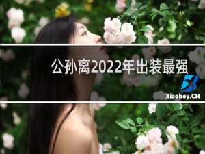 公孙离2022年出装最强