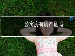 公寓房有房产证吗