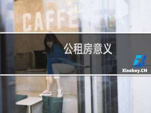 公租房意义