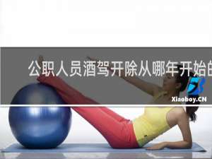 公职人员酒驾开除从哪年开始的