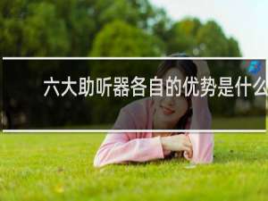 六大助听器各自的优势是什么