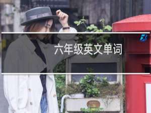 六年级英文单词