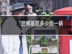 兰博基尼多少钱一辆（一辆最便宜的兰博基尼多少钱）
