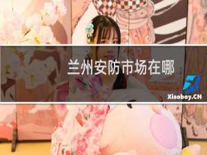 兰州安防市场在哪