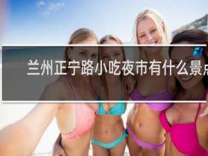 兰州正宁路小吃夜市有什么景点