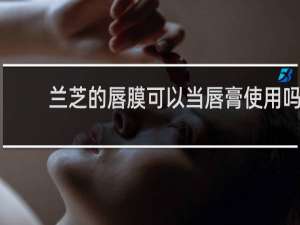 兰芝的唇膜可以当唇膏使用吗