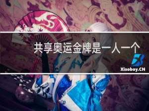 共享奥运金牌是一人一个吗