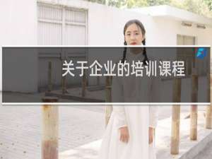 关于企业的培训课程