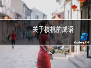 关于核桃的成语