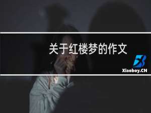 关于红楼梦的作文
