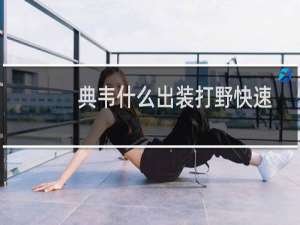 典韦什么出装打野快速