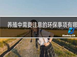 养殖中需要注意的环保事项有哪些？