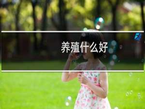 养殖什么好